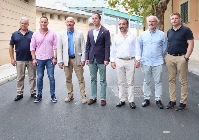 El Consell de Mallorca ejecuta importantes obras de mejora en tramos urbanos de carreteras del municipio de Sóller