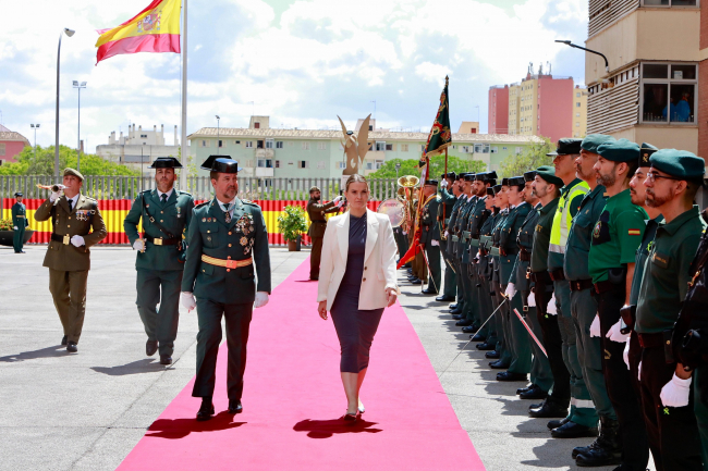 La presidenta del Govern, Margalida Prohens, ha asistido a la conmemoración del 180è aniversario de la fundación de la Guardia Civil