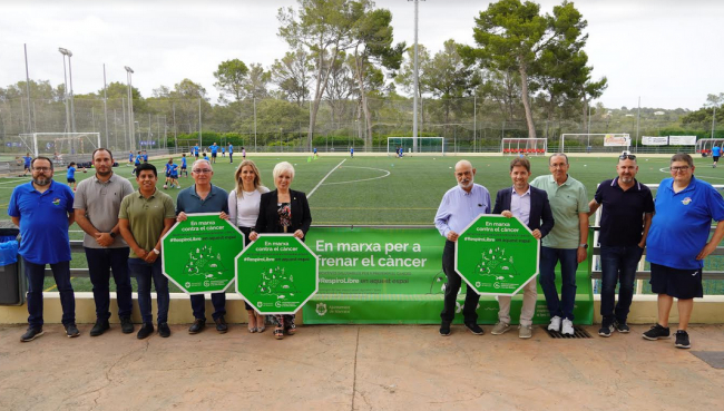 Los campos de fútbol municipales de Marratxí serán a partir de ahora 'espacios sin humo'