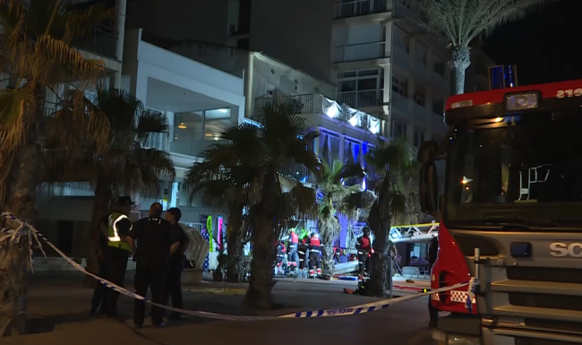 Cuatro muertos y 16 heridos en el hundimiento de un beach club en la Playa de Palma