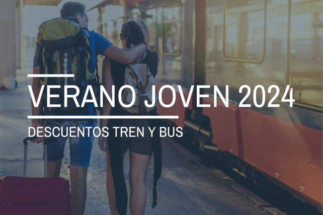 Programa Verano Joven 2024: cómo solicitar descuentos en billetes de bus y tren