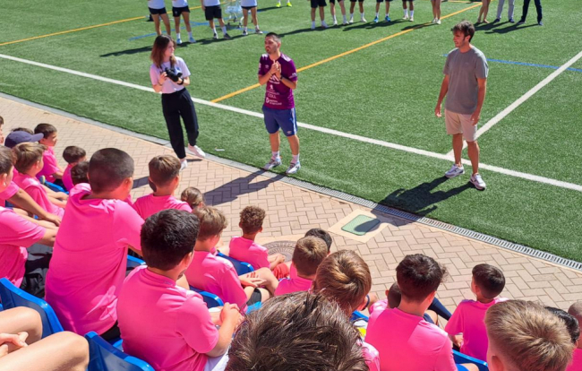 El Consell de Mallorca acoge el campus deportivo del Mallorca Palma Futsal en el polideportivo Sant Ferran