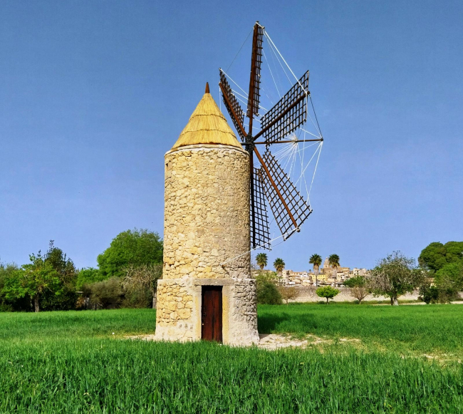 El Consell de Mallorca incluye en la Ruta de los molinos el molino d'en Ballester de Montuïri
