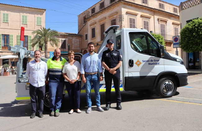 L'Ajuntament de Santanyí adquireix una nova grua municipal