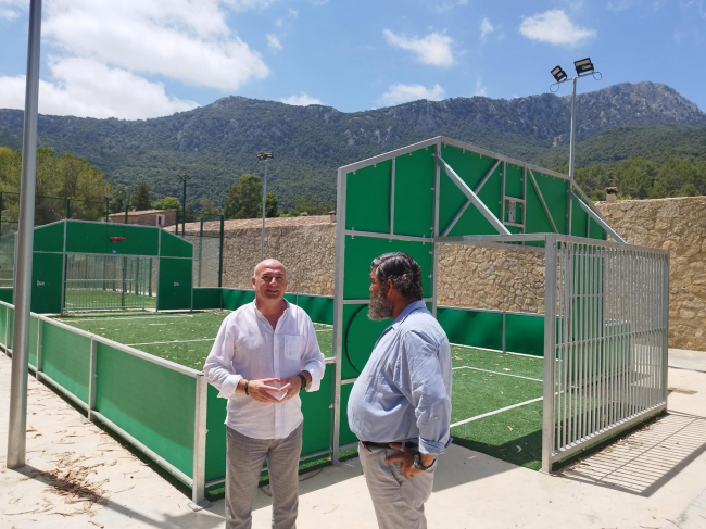 El Consell de Mallorca inaugura un parque infantil y una pista multideportiva en Lluc